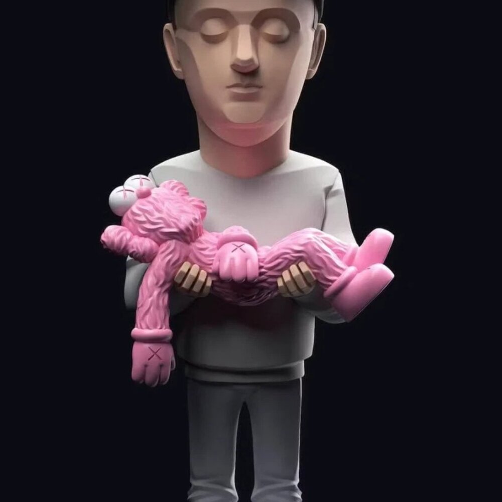 Celebrity Artist Actor Designer Culture Luxury Figure (Bryan Donnelly Kaws Pink) - Picture 9 of 10